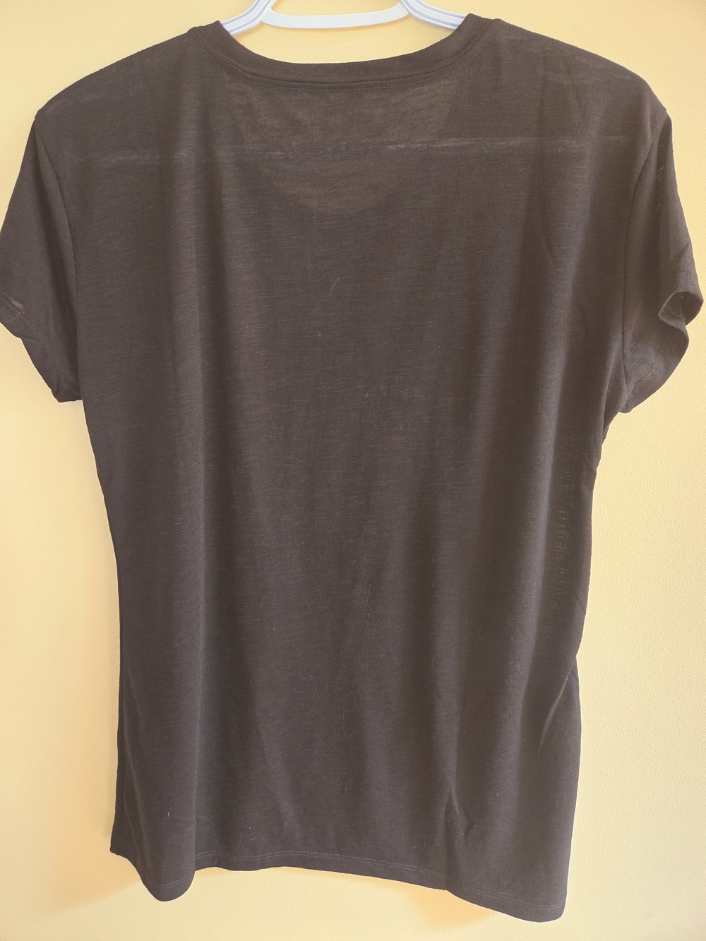Sexy Basics [Black] Short Sleeve Crew Neck T-Shirt Tee Top Size Large L - Picture 5 of 5